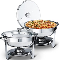 Großhändler Hotel Küche Catering Servieren Chafing Dish Glänzend poliert versilbert Chafing Dish zu einem erschwing lichen Preis