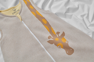 Saco de Dormir para Bebé de Algodón Orgánico 100% Tejido, Transpirable, Ecológico, con Diseño de Animales Adorables, Cierre Bidireccional, Color Personalizado, OEM/ODM - Product Image 6