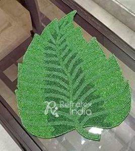 Manteles individuales con cuentas de calidad, manteles individuales de mesa con cuentas de refractómetro, a bajo precio, proveedor y fabricación a granel de la India, hechos en la India - Product Image 2