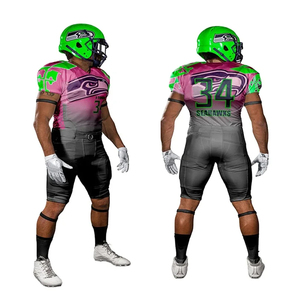 Les nouveaux uniformes de football américain de conception ont imprimé le style unique de sublimation plus Offre Spéciale caractéristique de taille - Product Image 2