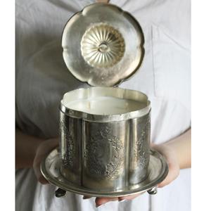 Scented Soy Wax Curated <b>Brass</b> Aluminum Decorative <b>Candle</b> Jar Jars <b>Holder</b> Hotel Fragrance Home Table Decoration Glass - Product Image 6