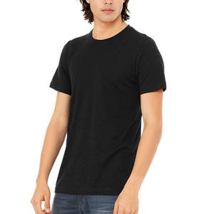 2025 printemps vente chaude hommes Super doux à manches courtes T-Shirt couleur unie lourd solide cou grande taille Streetwear - Product Image 6