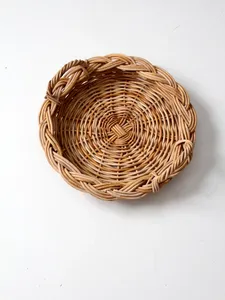 Deep Rattan Fruit <b>Serving</b> <b>Bowl</b> in Deluxe Quality with Round Shape Perfect for Restaurant Dinnerware and Stylish Presentation - Product Image 5