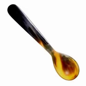 100% Handmade <b>Flatware</b> Spoons Best Black Ox Horn for Home Use by crescent crafts - Product Image 4