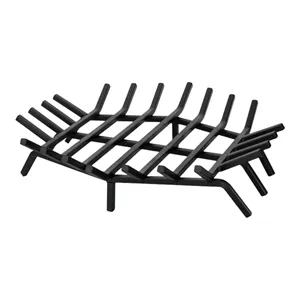 Factory Price Metal Fireplace Grates Mantle Wood Log Pile Storage Stand for Outdoor and Indoor Fireplace