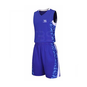 Ensemble d'uniformes de basket-ball de haute qualité sans manches Nouveau style de vêtements de sport avec technique de sublimation Respirant avec logo personnalisé - Product Image 1