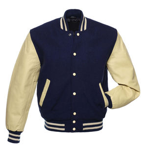 Veste de baseball décontractée à logo personnalisé OEM pour hommes, veste bomber ajustée, veste de baseball, tailles grandes pour hommes - Product Image 4