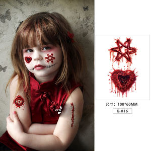 Compra a granel al por mayor Halloween Zombie maquillaje transferencia de <span class=keywords><strong>agua</strong></span> miedo sangriento tatuaje temporal pegatinas - Product Image 1