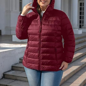 Chaqueta Acolchada para Mujer, Resistente al Agua, Plegable, Abrigo de Invierno Ligero y Aislado para Clima Frío, Ideal para Viajes - Product Image 2