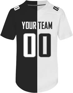 เสื้อฟุตบอลอเมริกันแบบสองสีพิมพ์ลายตามสั่ง ระบายอากาศได้ดี พร้อมหมายเลขส่วนตัว - Product Image 2