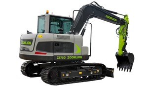 Excavadora de cadenas Zoomlion ZE75G con motor duradero, hidráulica YUKEN, capacidad de cazo de 0.21m, potencia de 42.4kW, 1 año de garantía - Product Image 4