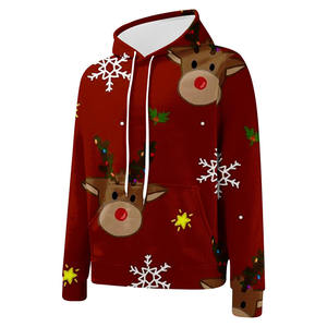 ชุดวอร์มคริสมาสต์สำหรับผู้ชายชุดวอร์มแนวแฟชั่นสไตล์คลาสสิกชุดวอร์มใส่สบาย - Product Image 4