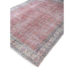 Alfombra de Lana Anudada a Mano de Gran Tamaño, Estilo Vintage, Pae-2893, Patrón Floral Rojo Naranja, para Sala de Estar, Pasillo, Rectangular, para Adolescentes - Product Image 2