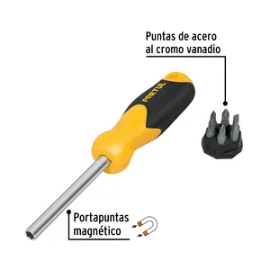 Set di utensili a mano CR-V 6 pezzi Pretul cacciavite con 6 punte supporto OEM personalizzabile disponibile nella confezione del secchio o della borsa