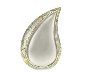 ฉีกวางเถ้ากระดูกโกศในโทนสีทองและสีน้ำตาลคู่ที่สมบูรณ์แบบสำหรับการจัดเก็บขี้เถ้าหรูหรา - Product Image 4