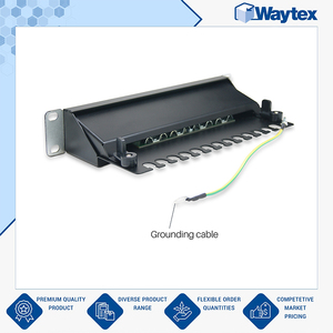 Panel de Conexiones Negro de Acero Laminado en Frío (SPCC) de Excelente Calidad, 10 Pulgadas, Aplicable a Rack, 8 Puertos Cat. 6 Unidades Blindadas a un Precio Razonable en el Mercado - Product Image 2
