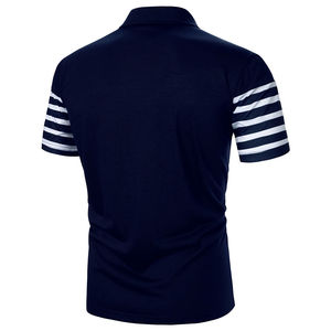 Vente en gros de polos simples de haute qualité avec logo brodé et décontracté pour hommes à des prix abordables - Product Image 2