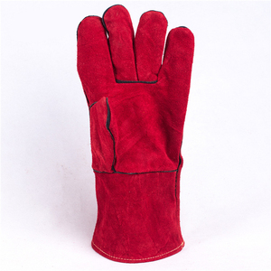 Protection Gants de soudage en cuir de sécurité dernière arrivée haute qualité nouveau style protection des mains en cuir synthétique Gants de soudage - Product Image 4