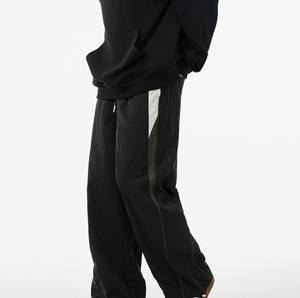 Custom Casual Wear Track Pants Loose Baggy Wide Leg Nylon <b>Light</b> <b>Weight</b> Windproof Mens Vintage Cargo Trackpants men's <b>trousers</b> - Product Image 5