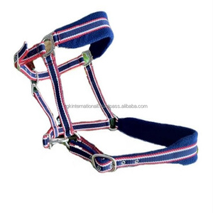 Fabricant indien Taille et couleurs personnalisées licou en nylon deux tons réglable en acier inoxydable entièrement en épi - Product Image 6
