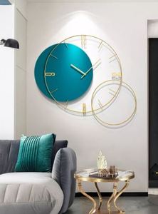 Ak Brass Nordic Antique Modern Home Decorative 3d Wall Clocks Minimalist Metal - Product Image 2