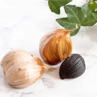 Japan quality black garlic Mature fermented garlic uneven size