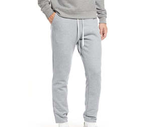 กางเกงจ็อกเกอร์ผู้ชายสีเทาอ่อนน้ำหนักเบาสำหรับฤดูร้อน กางเกงลำลองสำหรับเล่นกีฬาและสวมใส่สบายๆ - Product Image 1