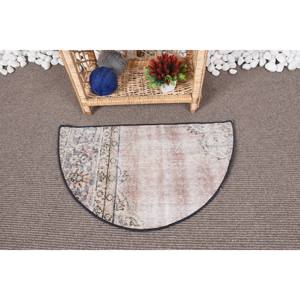 Alfombra turca Vintage marrón y Beige, alfombra de yute de tejido plano de retazos bohemios clásicos de 2,5x1,5 pies para sala de estar - Product Image 1