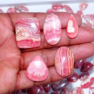 Belle Rhodochrosite Naturelle Pierres Précieuses En Vrac En Gros Forme Mixte Tailles Cabochon pour La Fabrication De Bijoux En Quartz - Product Image 2