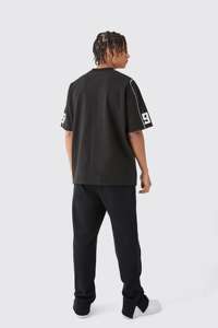 T-shirt uni de haute qualité 280gsm poids lourd 100% coton pour hommes T-shirt surdimensionné Boxy Fit T-shirt d'impression de logo personnalisé - Product Image 2