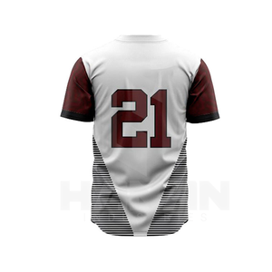 Nuevo diseño 2025, uniforme de béisbol OEM hecho a medida en material de alta calidad, uniforme personalizado de poliéster 100% para deportes de equipo - Product Image 4