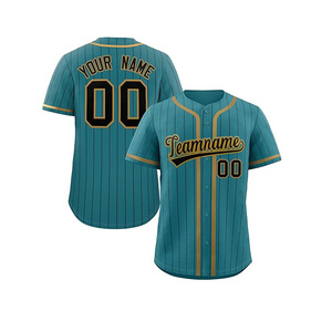 เสื้อเจอร์ซีย์ทีมเบสบอลพิมพ์ลายเสื้อเจอร์ซีย์ดีไซน์แบบกำหนดเองได้ - Product Image 1