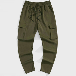 Pantalon cargo décontracté pour homme 2025, pantalon de travail, toile de haute qualité, coupe-vent, respirant, écologique, vêtements d'extérieur - Product Image 1