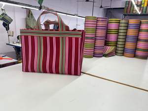 Eco-Friendly Reusable <b>Nylon</b> Polypropylene PP Woven Shopping <b>Bags</b> Recycled Zipper Top Offset Printing Custom Design Custom Color - Product Image 2