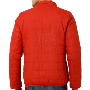 Blouson d'hiver matelassé confortable et respirant pour homme grande taille 2025, col montant, logo frontal, 100 % service OEM - Product Image 3