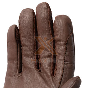 Gants d'équitation d'hiver personnalisés avec logo de marque privée, respirants, légers, en cuir, à doigts entiers, unisexes - Product Image 6