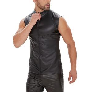 Chemises pour hommes de qualité supérieure, vente en gros, chemise en cuir véritable personnalisée, mode hip-hop, streetwear, chemises en cuir véritable légères - Product Image 4