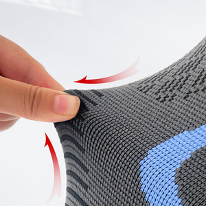 Manchon de genou en néoprène en nylon personnalisé OEM forte compression Sport et haltérophilie équipement de musculation avec logo privé - Product Image 6
