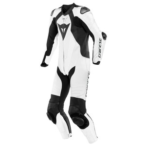 Combinaison de course moto sport en cuir pour Seca 5, taille 60, style moto d'été, noir et blanc - Product Image 6