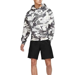 Ensemble de survêtement en molleton technique avec logo personnalisé, sweat à capuche et short, deux pièces, ensemble de survêtement pour homme, sweat à capuche et short - Product Image 1