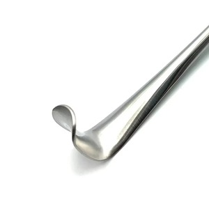 Rétracteur de tissus mous manuel réutilisable en acier inoxydable Richardson pour la chirurgie générale, exposition profonde des plaies - Product Image 3