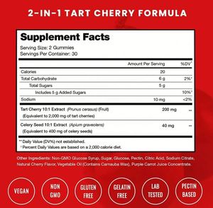 Píldoras de Extracto Potente para Limpiar el Ácido Úrico, Gomitas de Cereza Ácida para Dormir, Gran Venta - Product Image 2