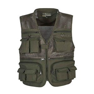 Gilet de chasseur imperméable multifonctionnel détachable pour hommes en maille personnalisé fabriqué au Pakistan - Product Image 1