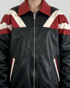 Chaqueta de Lona Cruda y Cuero Genuino de Primera Calidad para Mujer, Transpirable, con Cierre Frontal, para Uso Casual en Invierno - Product Image 6