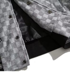 Vente en gros manteau zippé à couverture complète veste universitaire style homme ensembles de mode vestes boutonnées quantité grande taille - Product Image 5