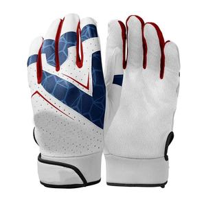 Guantes de Bateo de Béisbol Personalizados OEM, Marca Privada, Proveedor Directo de Fábrica, Fabricante, Guantes de Poliéster/Algodón con Logotipo Personalizado - Product Image 3