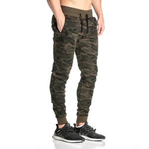 Pantalones deportivos de alta calidad para hombre, ropa de deporte de algodón, ajustados, de marca, precio barato - Product Image 2