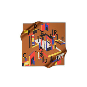 ผ้าพันคอไหมซาตินพิมพ์ลายดิจิทัล ดีไซน์หรูหรา ขนาด 90x90 ซม. - Product Image 1