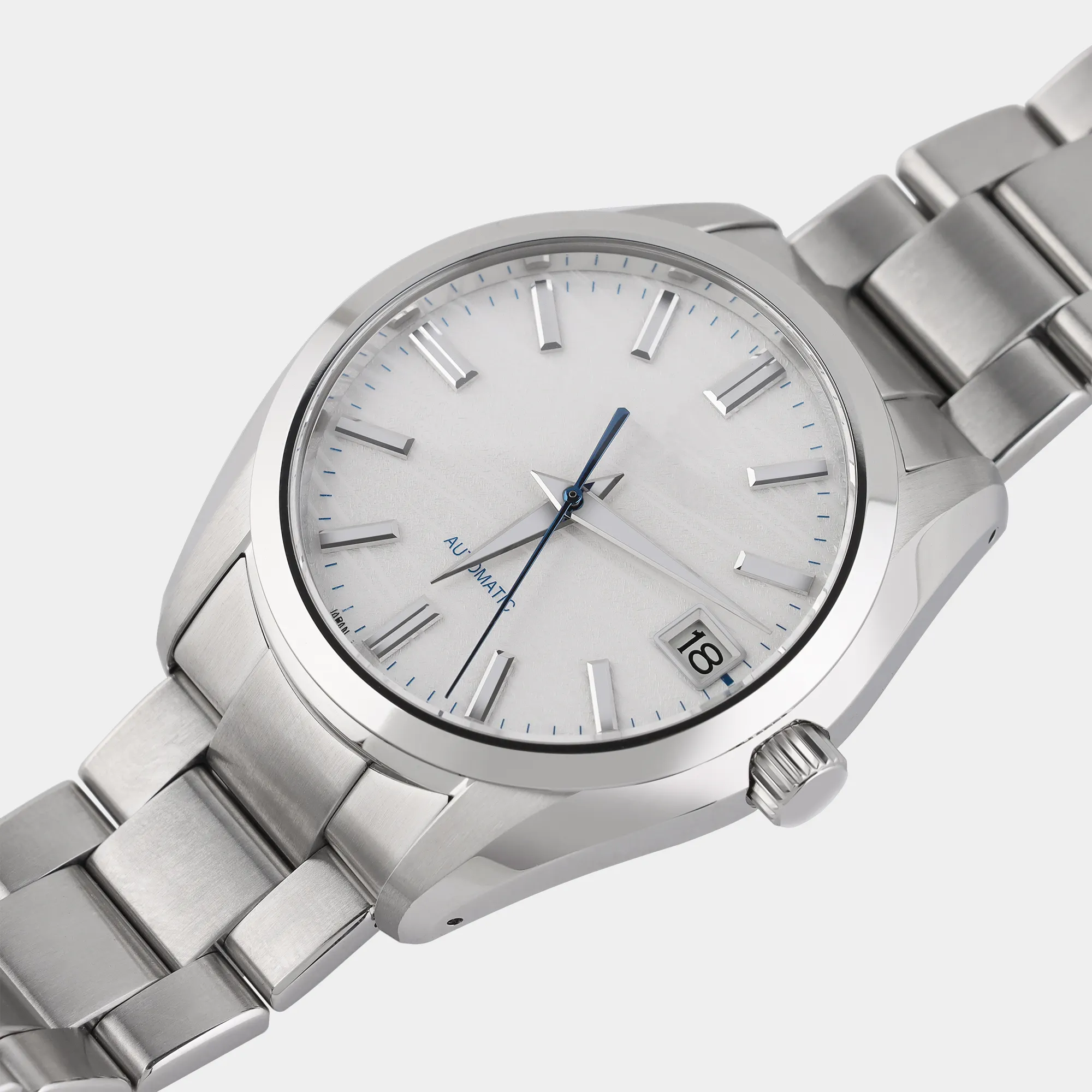 Moderno carattere Barton punti ora orologio maschile resistente alla pressione dell'acqua di 3ATM orologio automatico uomo