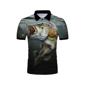 เสื้อยืดตกปลาแขนสั้นโปโลดีไซน์ใหม่ล่าสุดออกแบบโลโก้ได้ตามต้องการ - Product Image 6